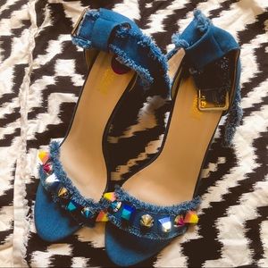 Catherine Malandrino women’s shoes jean studded
